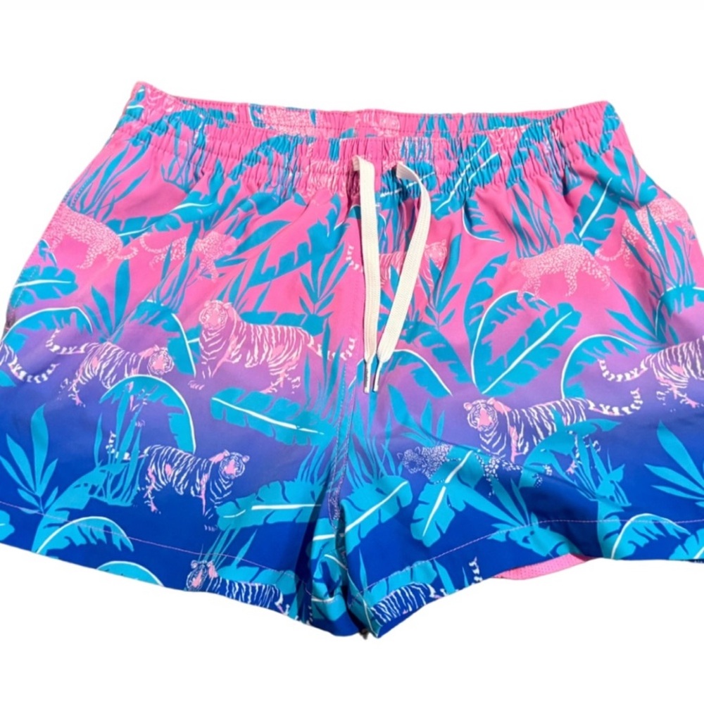 Chubbies Tiger Print Swim Trunks Men’s Medium 4” Inseam